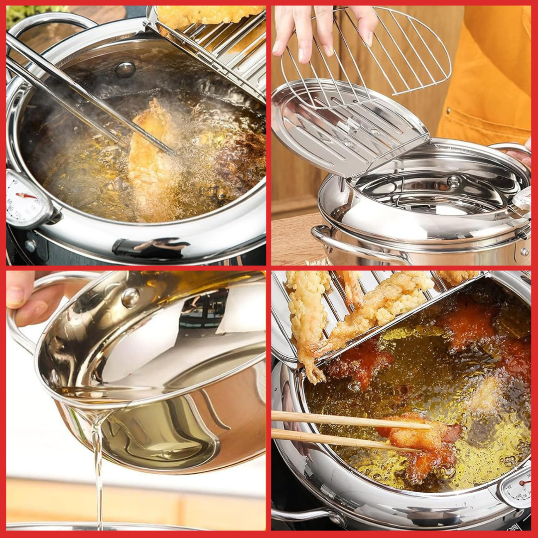 Olla CrispyHeat™ (Acero inoxidable) + EBOOK con 100 recetas GRATIS