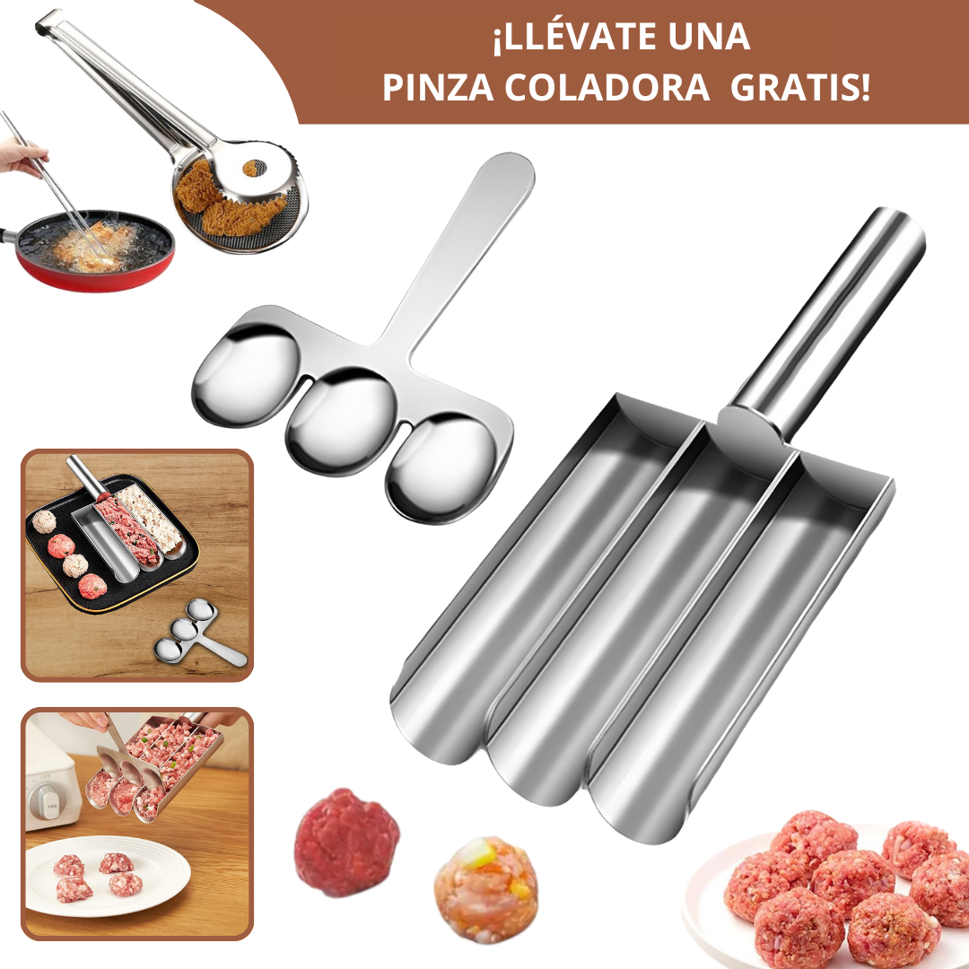 Herramienta triple CroqueTool™ (Acero inoxidable) + PINZA COLADORA GRATIS