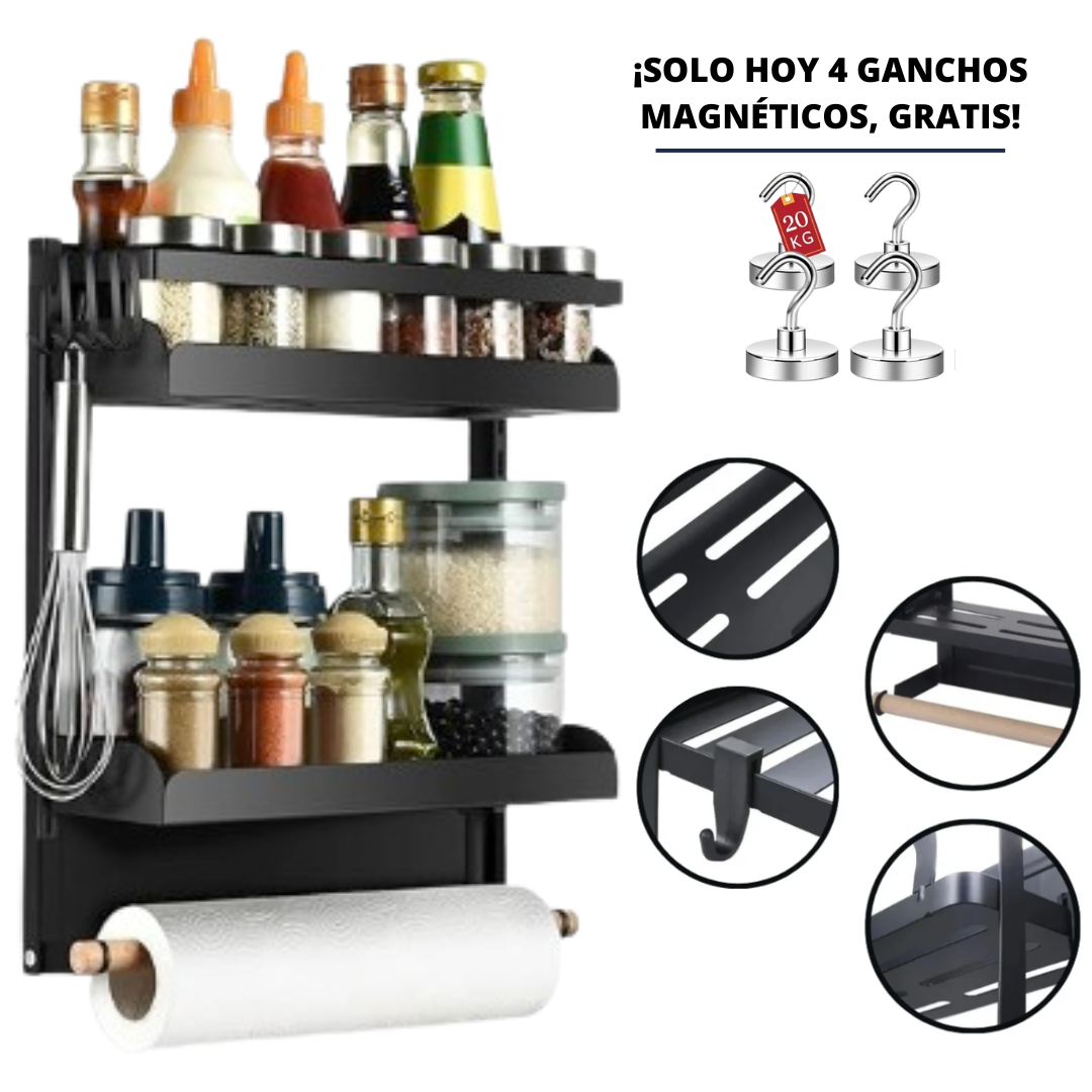 Organizador - Baño, Cocina, Escritorio Color Negro
